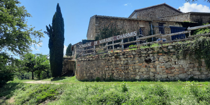 Domaine Mirabel Chamis à Charmes sur Rhône en Ardèche